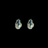 Boucles d'oreilles modernes topaze et diamants