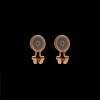 Boucles d'oreilles modernes perles de culture