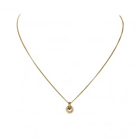 Collier centre en or jaune...