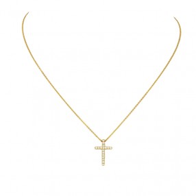 Collier Pendentif Croix en...