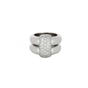 Bague Chaumet Duo en Or...