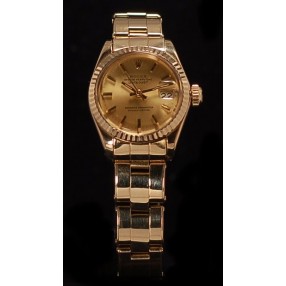 Montre ROLEX   LADY DATEJUST  Tt OR