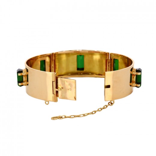 Bracelets Joncs Colorato En Lucite – Couleurs Verte Et Prune, Tour De Poignet 20/21 Cm, Occasion