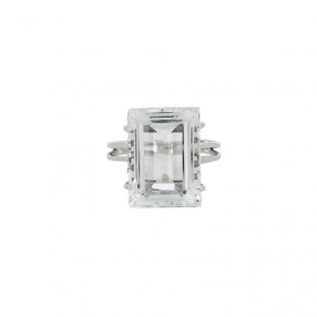 Bague en Or Blanc et...