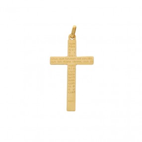 Pendentif Croix en Or Jaune