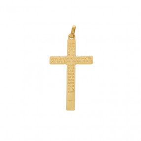 Pendentif Croix en Or Jaune