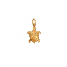 Pendentif Tortue en Or jaune