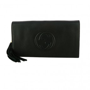 Pochette Gucci en Cuir Noir