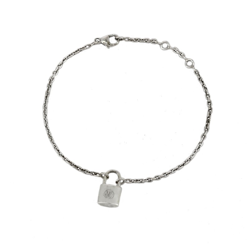 Louis Vuitton Silver Lockit Charity Bracelets