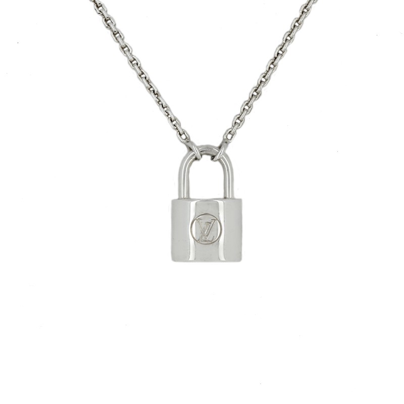 Louis Vuitton Pandantif Silver Lockit Necklace Unicef