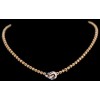 Collier perles d'or Fermoir Menottes