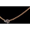 Collier perles d'or Fermoir Menottes