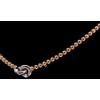 Collier perles d'or Fermoir Menottes