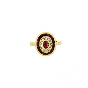 Bague forme Ovale en Or...