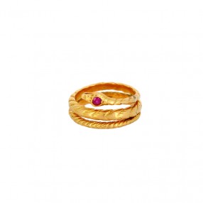 Bague Serpent en Or Jaune...