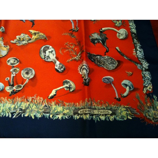 Carré Hermes " Champignons "
