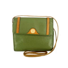 Sac Dior Vintage en Cuir Vert