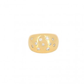 Bague Jonc Massive en Or...