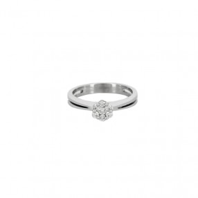 Bague en Or Blanc et Diamants