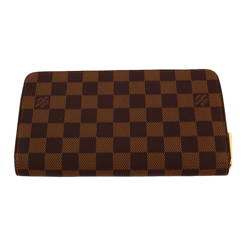 Portefeuille Zippy Toile Damier Ébène - Portefeuilles et petite  maroquinerie de luxe, Femme N60046