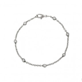 Bracelet en Or Blanc et...