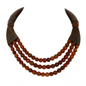 Collier de Créateur en Bois...