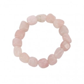 Bracelet en Quartz Rose