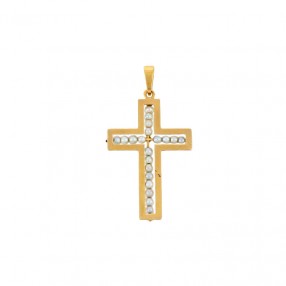 Pendentif Croix en Or Jaune...