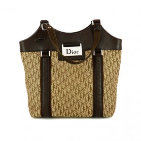 Sac Dior en Toile et Cuir...