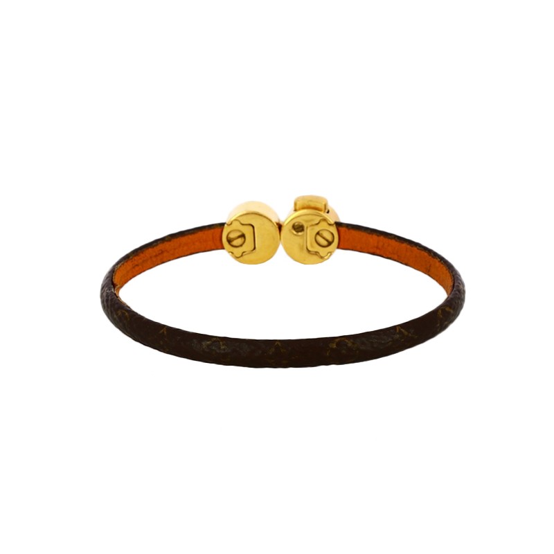 W2C LV Historic Mini Monogram Bracelet + Nano Monogram Bracelet