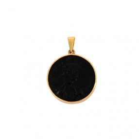 Pendentif Camé sur Onyx et...