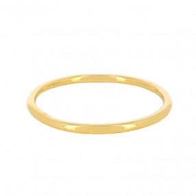 Bracelet Jonc Rond en Or Jaune