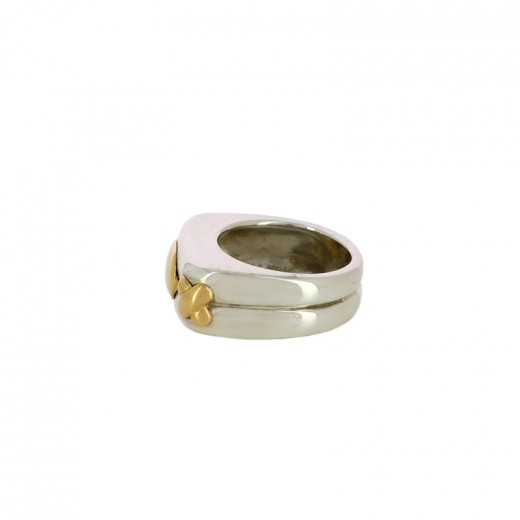 Bague Pépite d'or large : Argent 925, Plaqué Or, Vermeil, Or 18 carats | LA LUEUR DE L'AUBE - LA LUEUR DE L'AUBE - Artisan Bijoutier à Paris 6ème