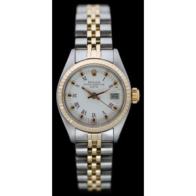 Montre Rolex Lady Date Or et Acier