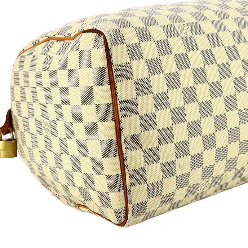 Sac Louis Vuitton Speedy 35 en toile damier ébène