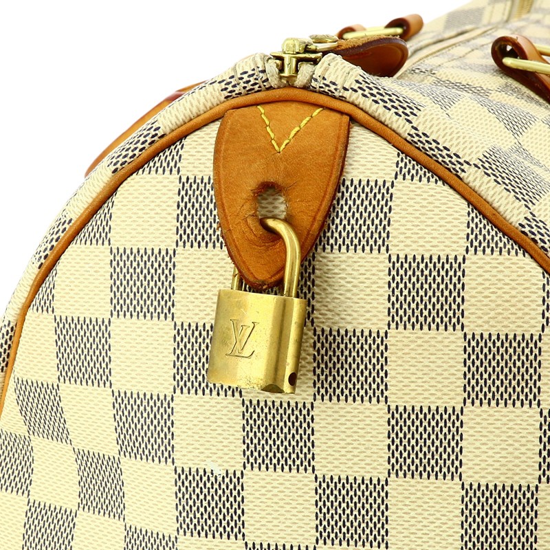 Sac Louis Vuitton Speedy 35 en toile damier ébène