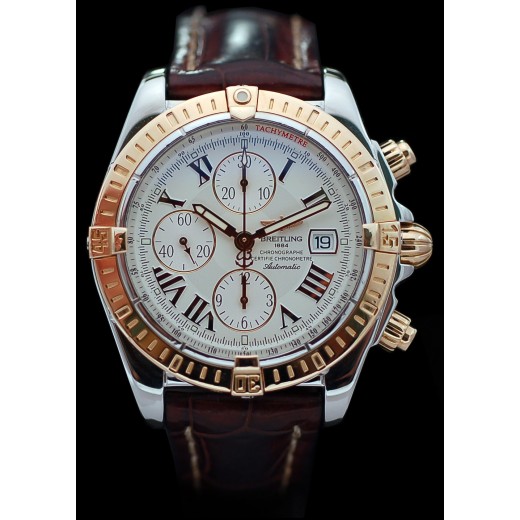 Montre Breitling Chronomat Or et Acier