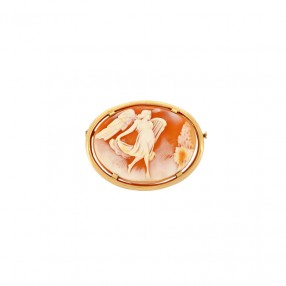 Broche Camée sur Coquillage...