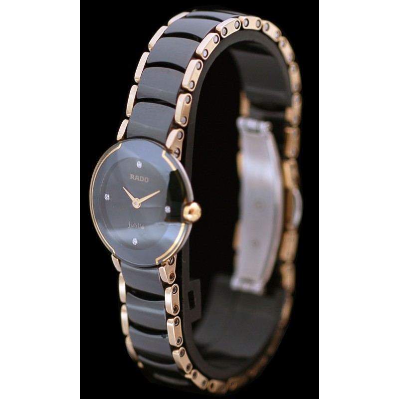 Montre Rado Jubil en c ramique et index diamants