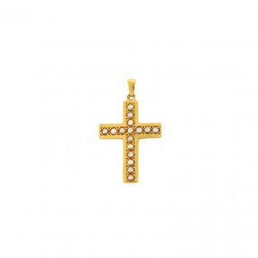 Pendentif Croix en Or Jaune...