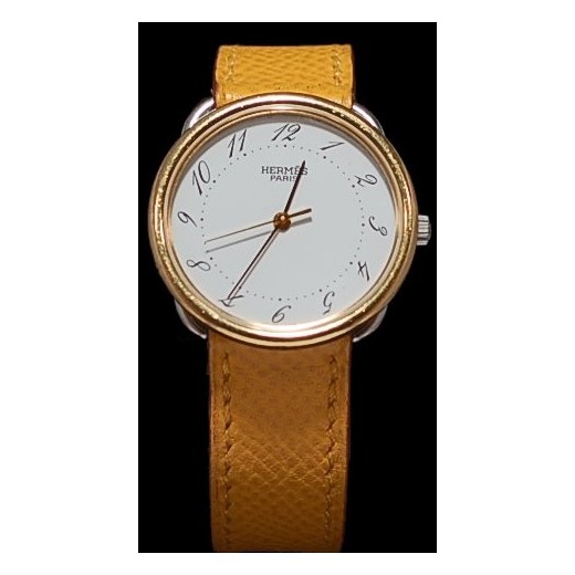 Montre HERMES Arceau Or & Acier Médium