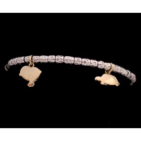 Bracelet Dodo Pomellato Or et Argent