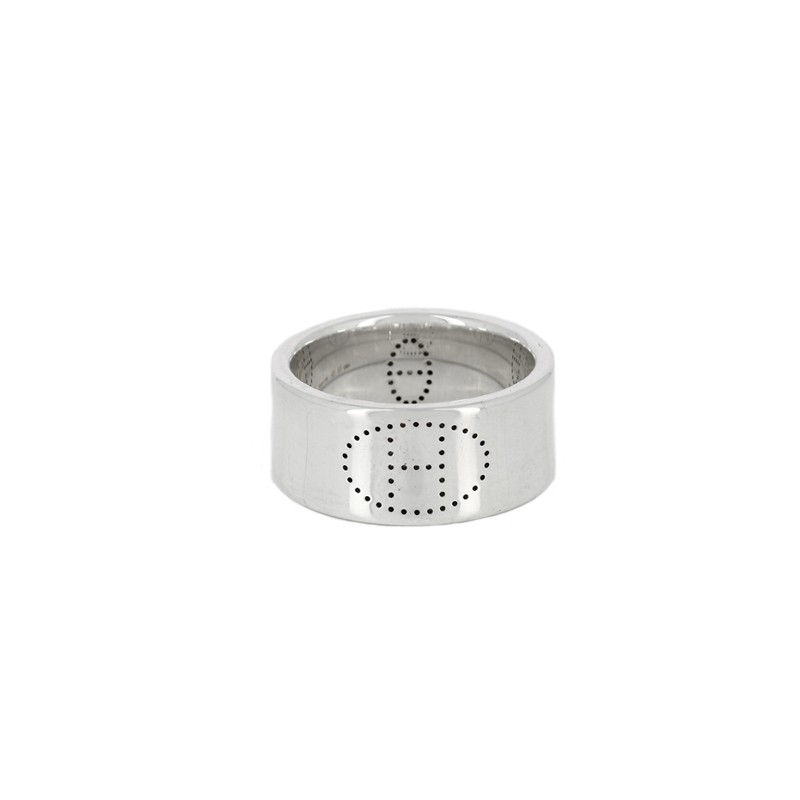 Bague Hermès Eclipse Ruban Grand Modèle en Argent