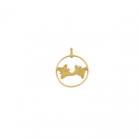 Pendentif Papillons en Or...