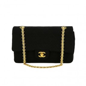 Sac Chanel 2.55 en Jersey Noir