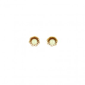 Boucles d'Oreilles Fleur en...