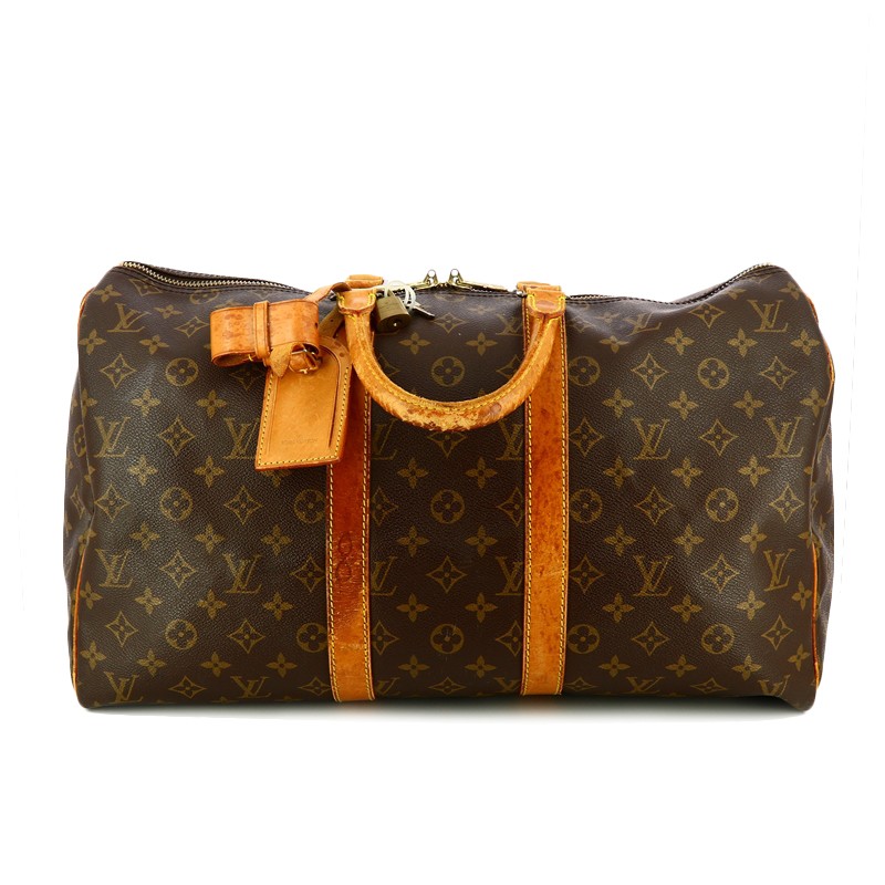 sac a main louis vuitton keepall 45 en cuir monogram