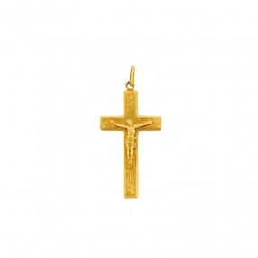 Pendentif Croix en Or Jaune