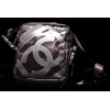 Sac CHANEL toile enduite Vernis noir