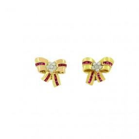 Boucles d'Oreilles Nœuds en...